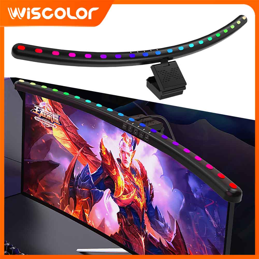 Desk Setup Office - Barra de Luz RGB para Monitor,