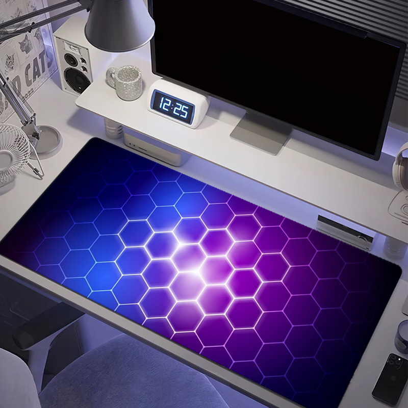 Rubber Mat Desk - Mouse Pad Grande Série Honeycomb para
