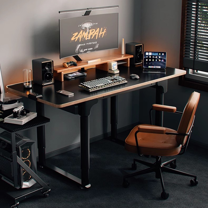 Desk Setup Oak - Mesas dobráveis gamer mesa de computador