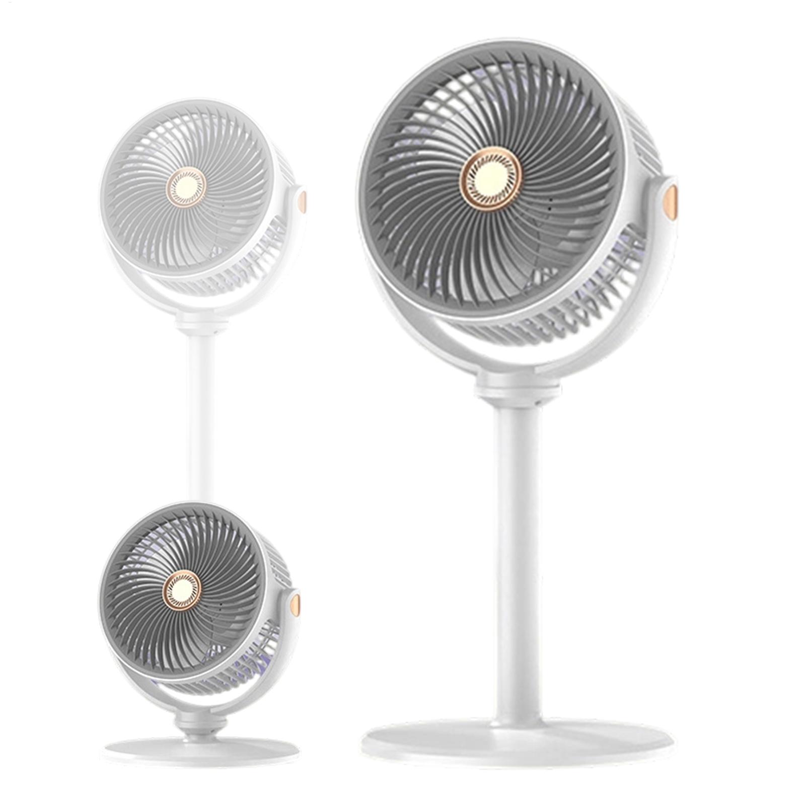 Desk Setup Home - Ventilador de Pé com Altura Ajustável,