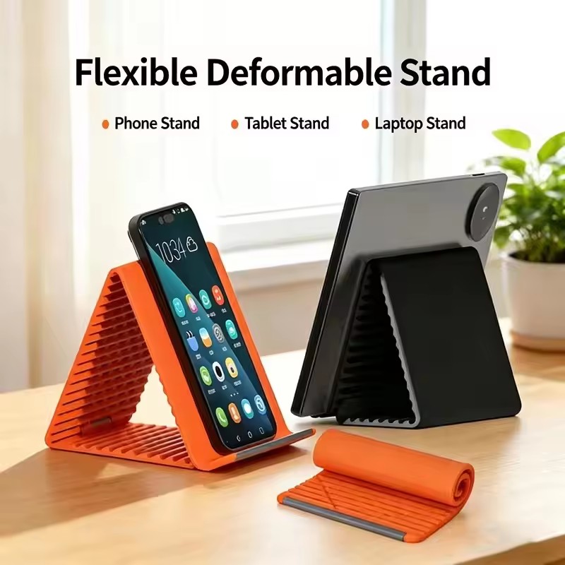 Desk Setup Table - Suporte Portátil para Celular de Silicone,