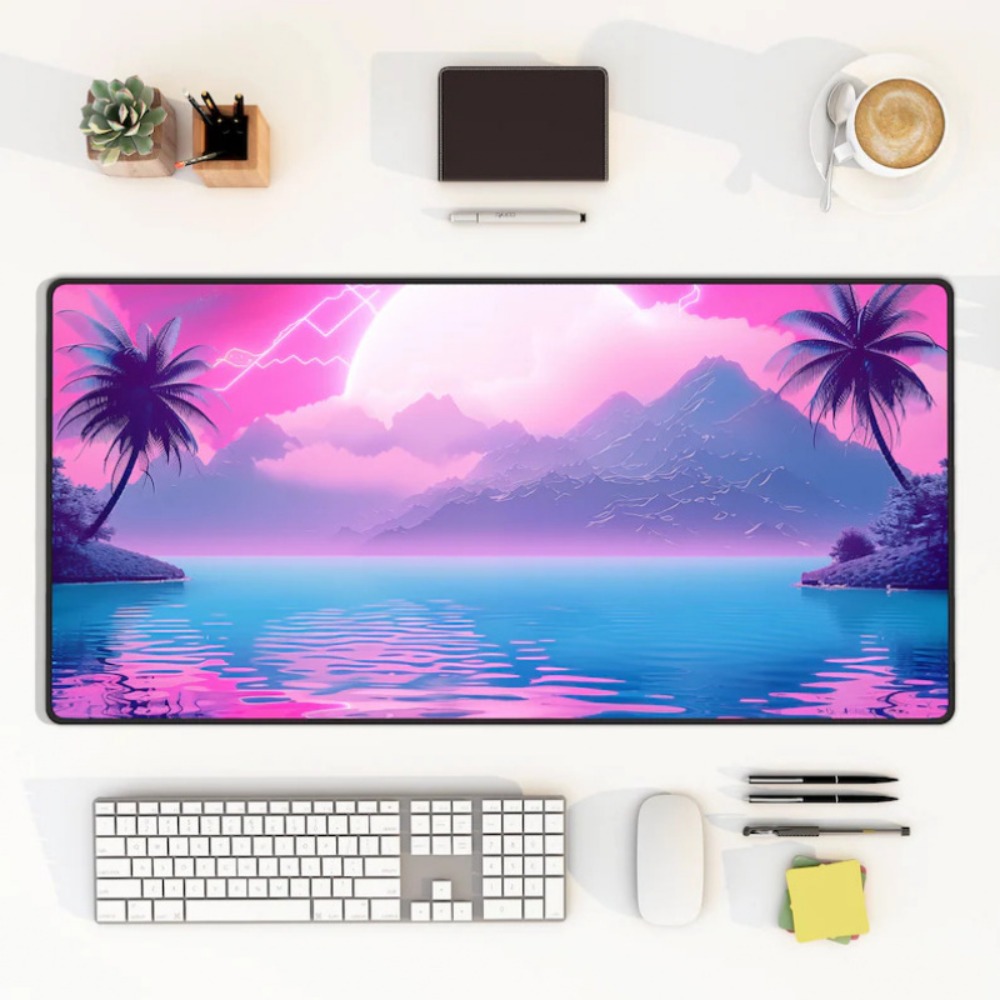 Desk Setup With Keyboard Tray - Steamwave Shanyang Desk Mat: Grande tapete