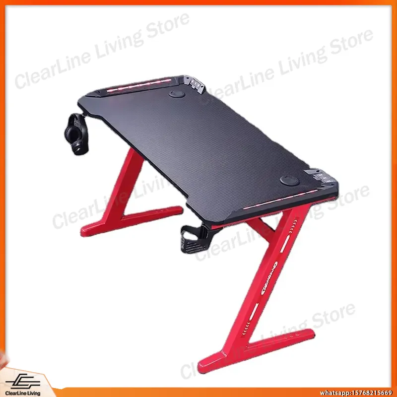 Desk Setup Gaming Pc - Mesa de Jogos Ajustável em Altura,