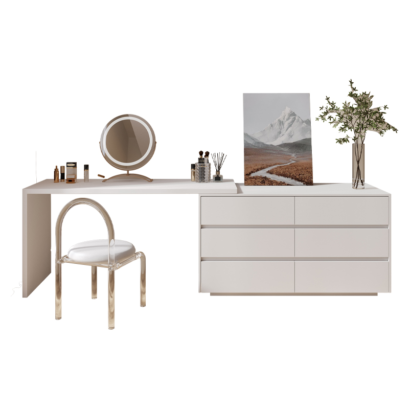 Desk Setup Bedroom - Cômoda, multiuso plana em forma de