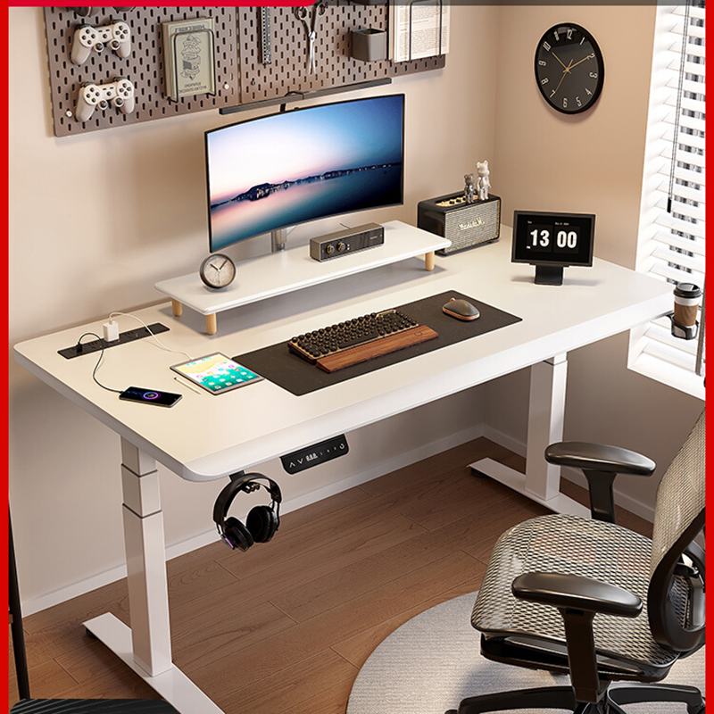 Desk Setup Oak - Mesa de cama mesas de café