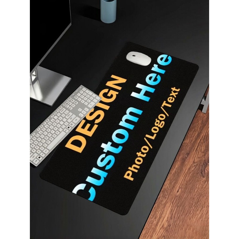 Rubber Mat Desk - Mouse Pad Personalizado Minimalista com Impressão