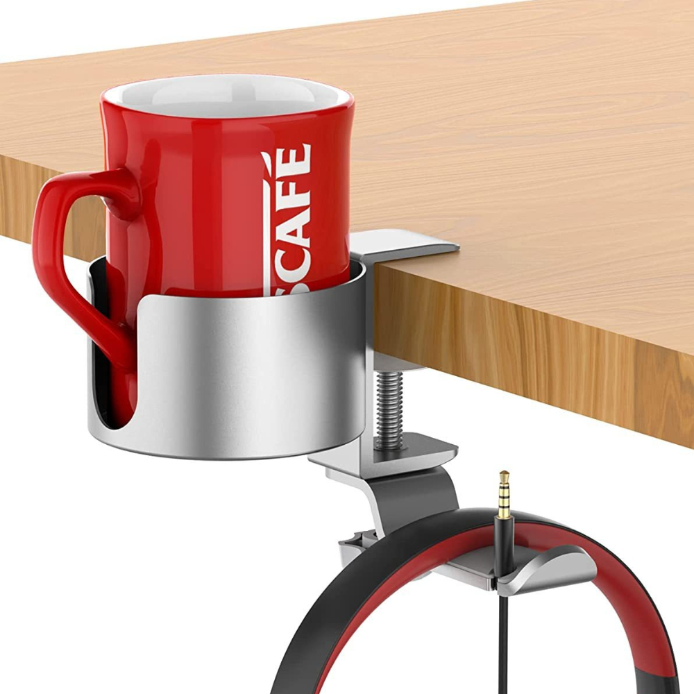 Desk Setup Office - 360 ° Suporte Giratório para Fone