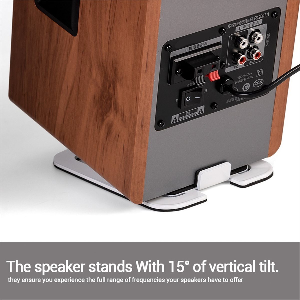 Suportes de Mesa para Caixas d - Desk Setup With Speakers avaliação e preço