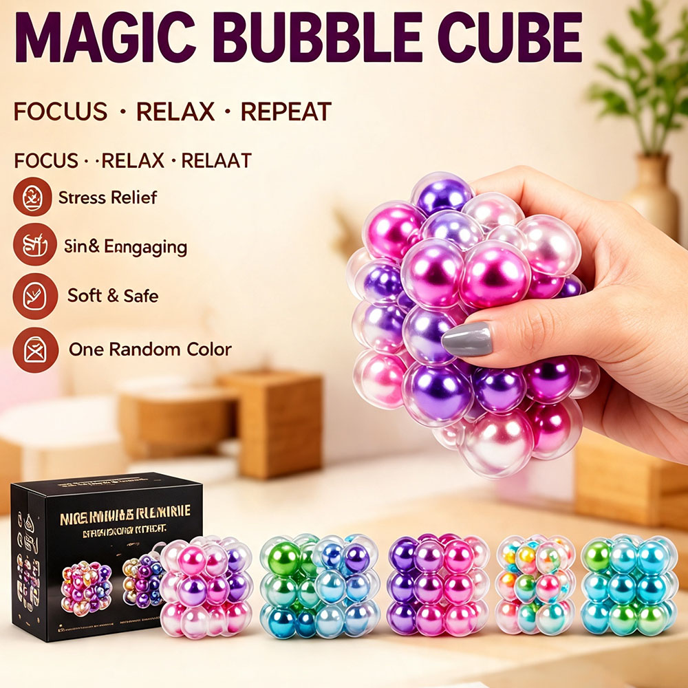 Cubo Perolado com Som de Estal - Desk Setup Gadgets avaliação e preço