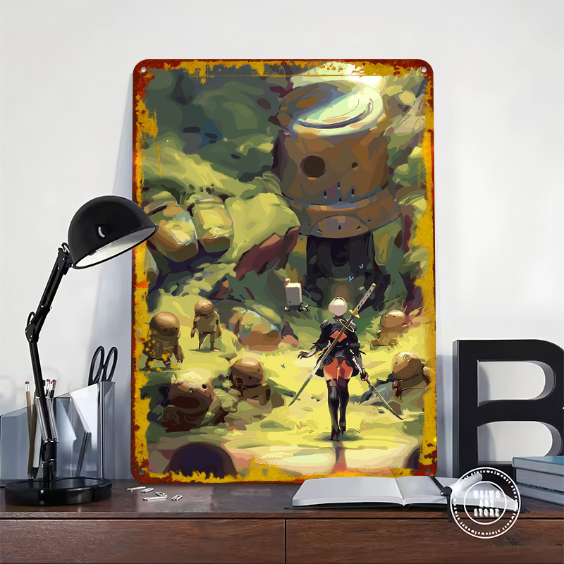 Nier Automata: 2B na Floresta  - Desk Setup Vintage avaliação e preço