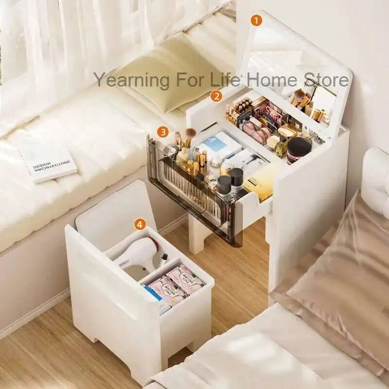 Cômoda de mesa vaidade com em  - Desk Setup Bedroom avaliação e preço
