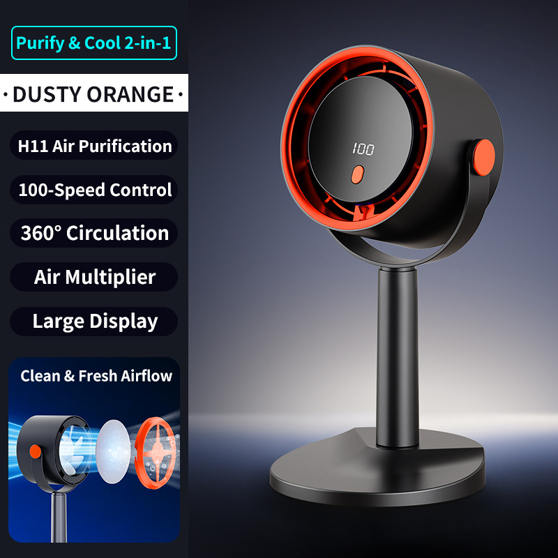 Ventilador elétrico sem lâmina - Desk Setup Gear avaliação e preço