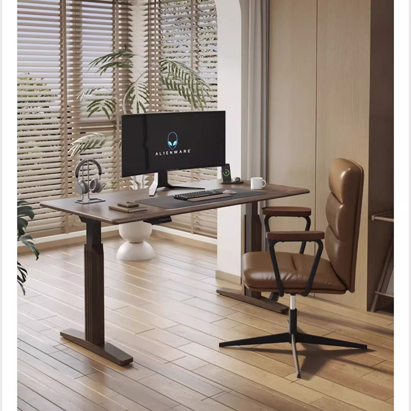 Mesa de mesa elétrica ajustáve - Desk Setup Oak avaliação e preço