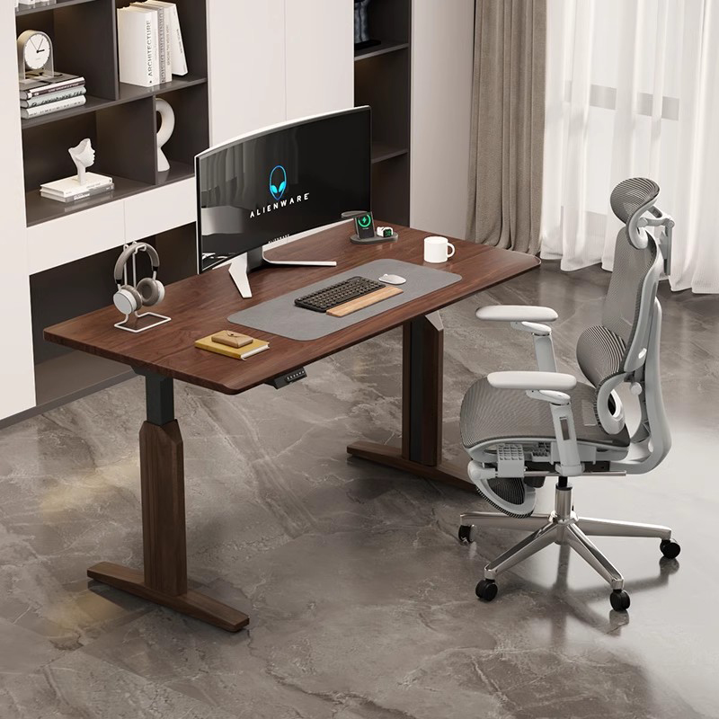 Mesa de mesa elétrica ajustáve - Desk Setup Oak avaliação e preço
