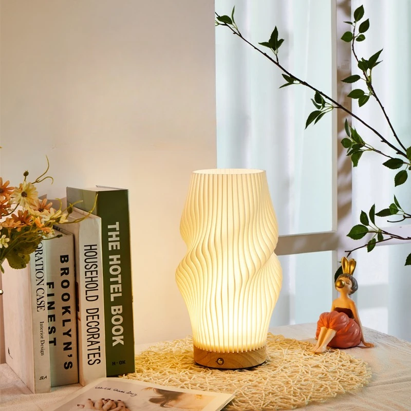 Estilo creme francês 3d lâmpad - Desk Setup White avaliação e preço