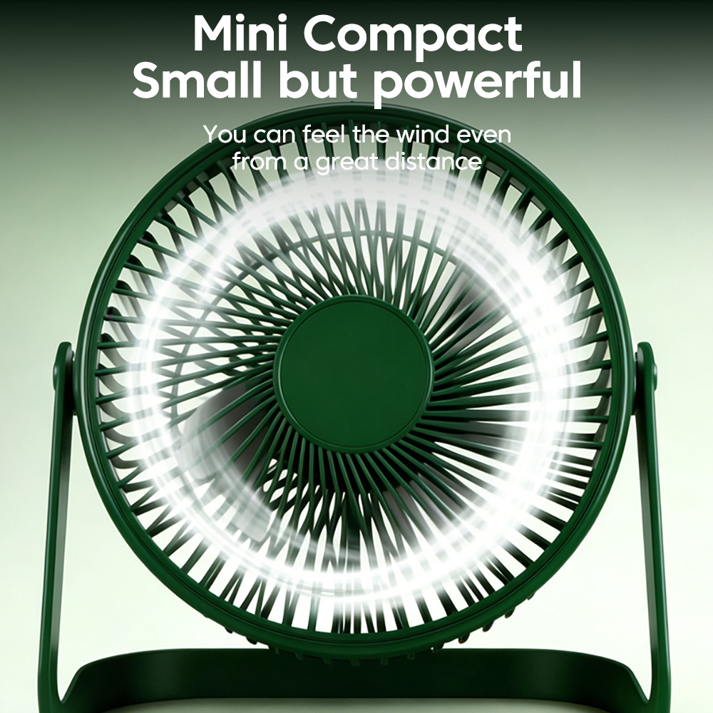 Mini ventilador de mesa com ca - Desk Setup Gear avaliação e preço