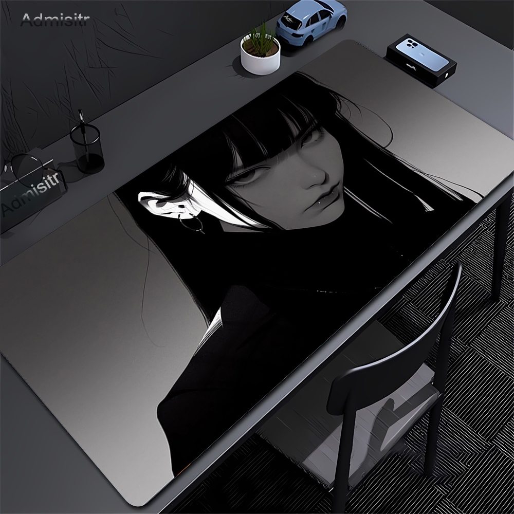 Preto anime escuro menina tape - Desk Setup Pink avaliação e preço