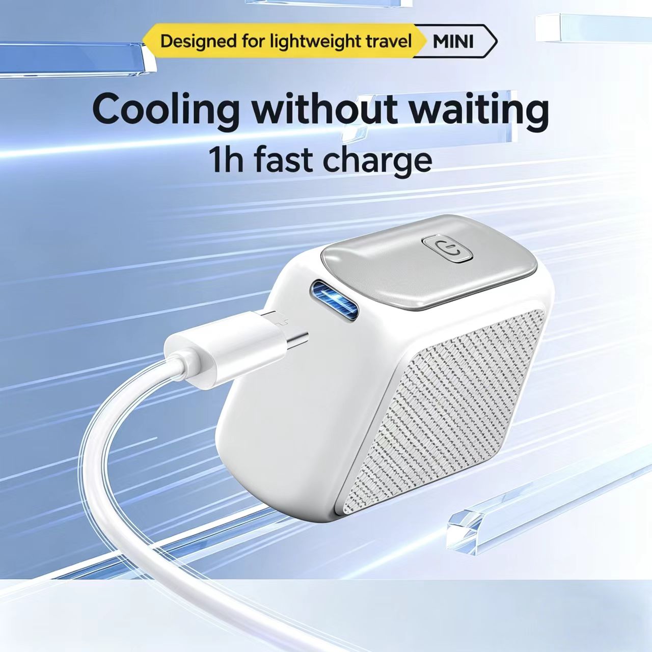 Ventilador Portátil Mini de Mã - Desk Setup Gear avaliação e preço