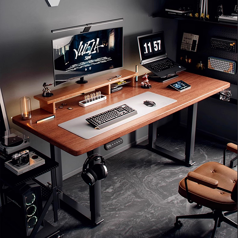 Mesas dobráveis gamer mesa de  - Desk Setup Oak avaliação e preço