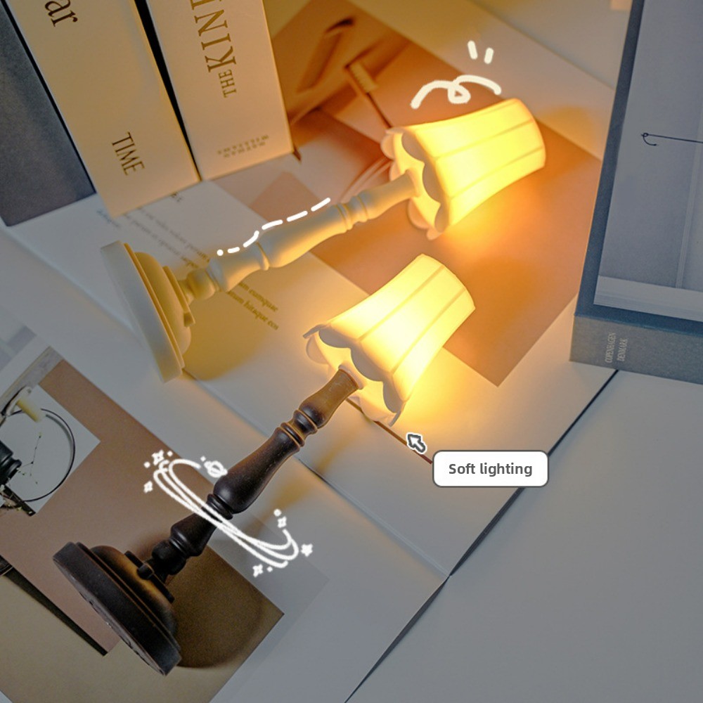 Vintage led night light-estilo - Desk Setup Vintage avaliação e preço