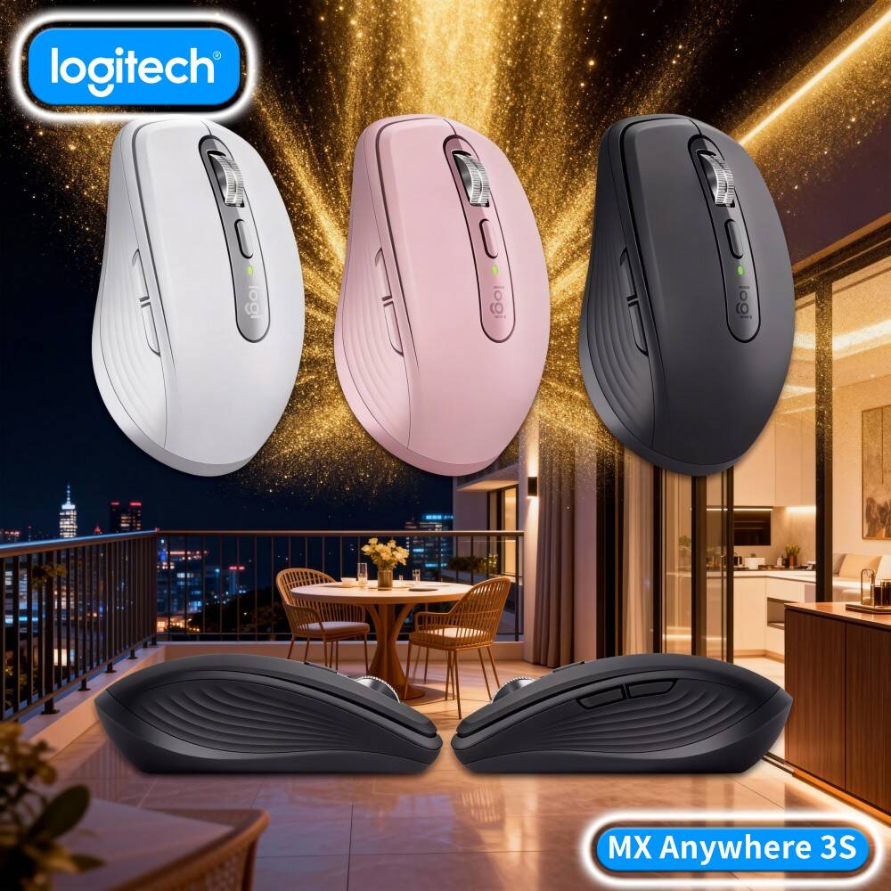 Mouse Premium MX Anywhere 3S - - Jewelry Desk Setup avaliação e preço