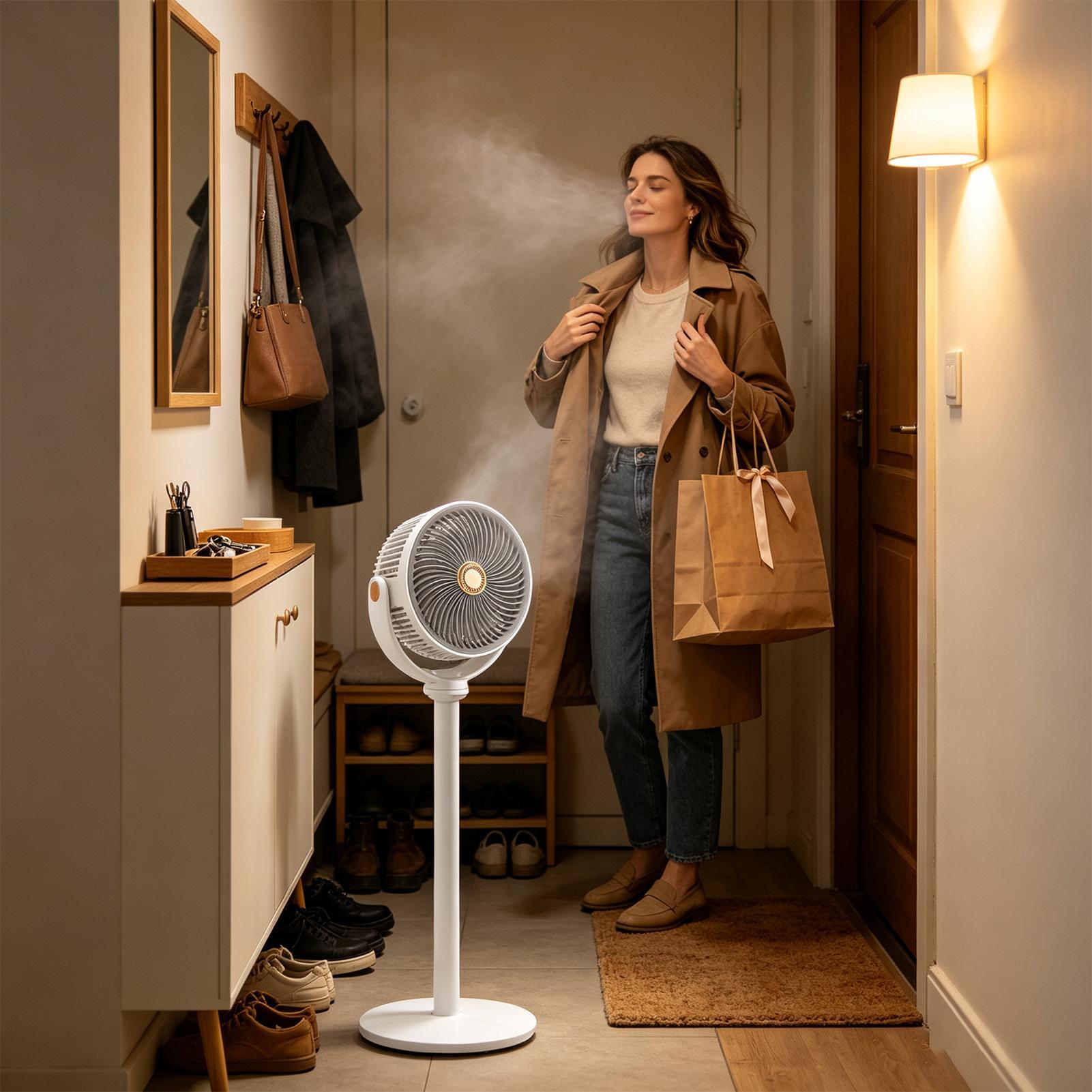 Ventilador de Pé com Altura Aj - Desk Setup Home avaliação e preço
