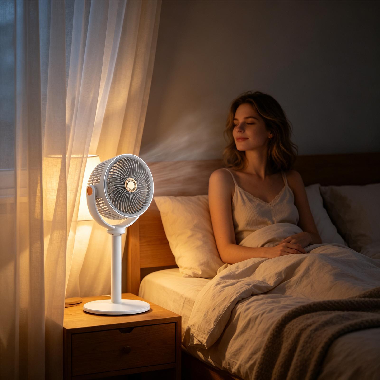Ventilador de Pé com Altura Aj - Desk Setup Home avaliação e preço