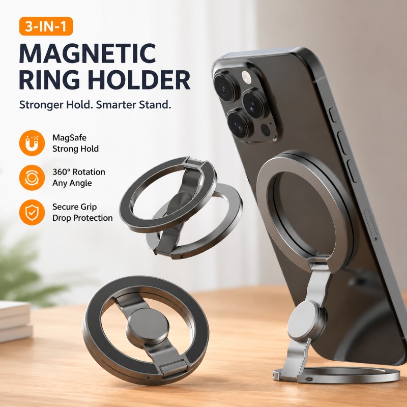 Suporte Magnético Magsafe com  - Dual Phone Holder avaliação e preço