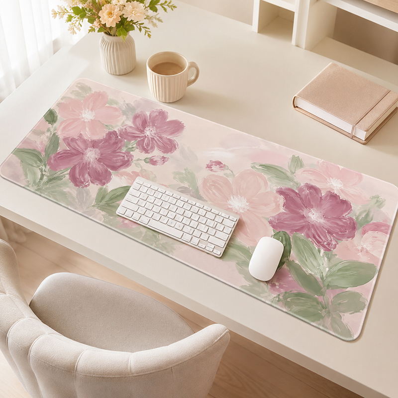 Mouse Pad Gamer XL HD Rosa Sak - Desk Setup Pink avaliação e preço