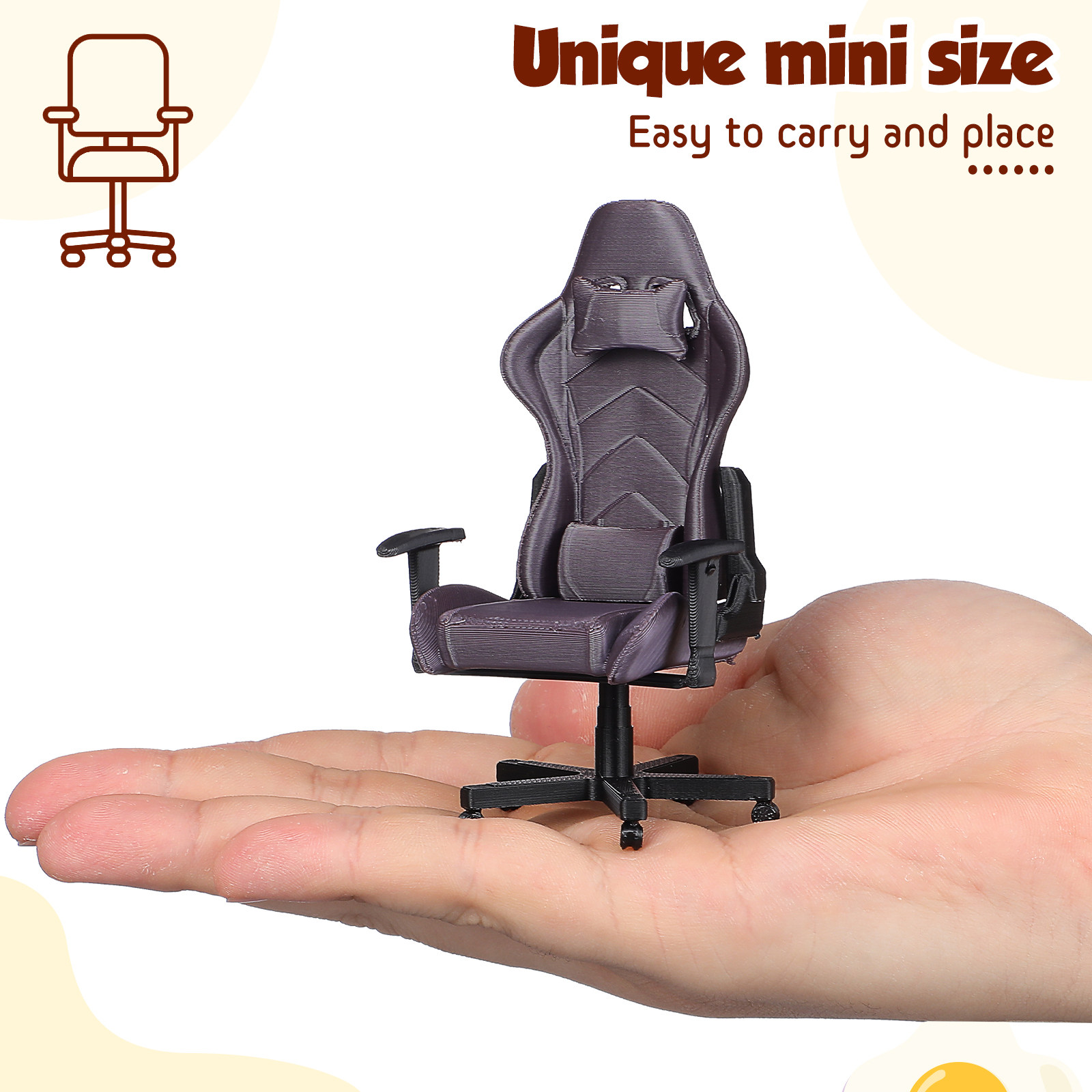 Cadeira de Escritório Miniatur - Desk Setup Office avaliação e preço