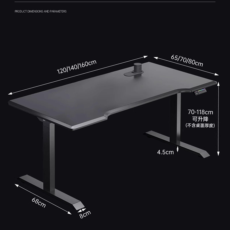 Mesa barata dobrável branca pa - Desk Setup Oak avaliação e preço