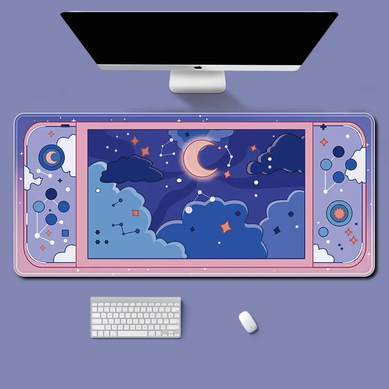 Lua e estrelas grande tapete d - Desk Setup Gear avaliação e preço