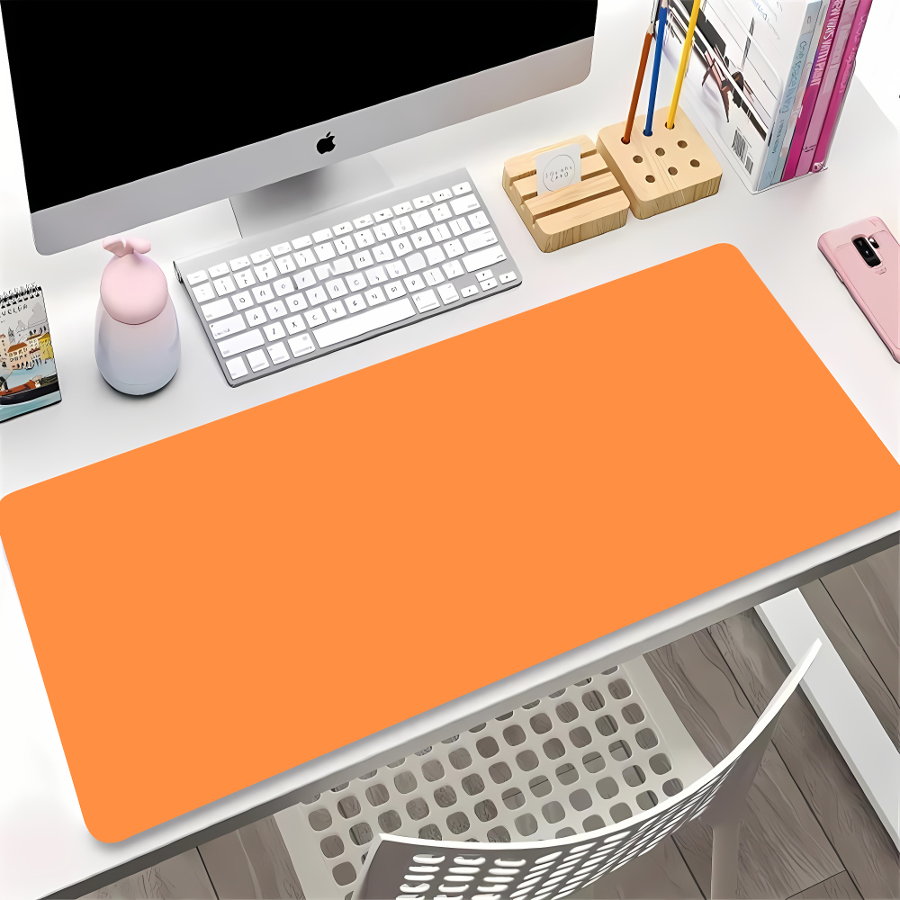 Cor sólida gaming mouse pad ga - Desk Setup Pink avaliação e preço