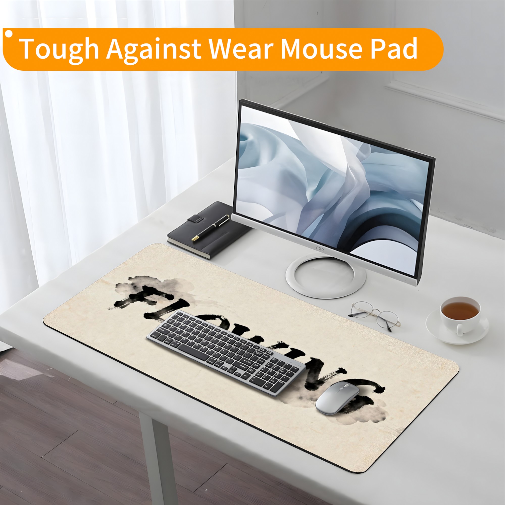 Mouse Pad Gamer Black Ink Clou - Rubber Mat Desk avaliação e preço