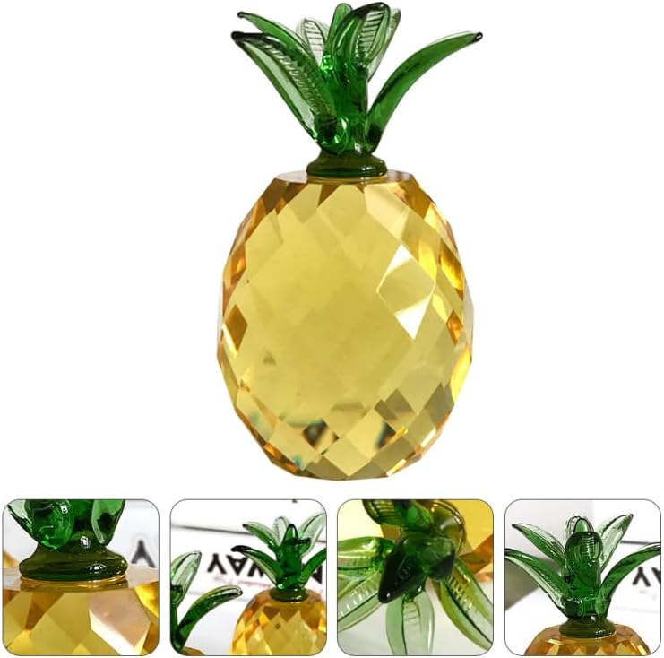 Peso de papel de frutas de cri - Desk Setup Plants avaliação e preço