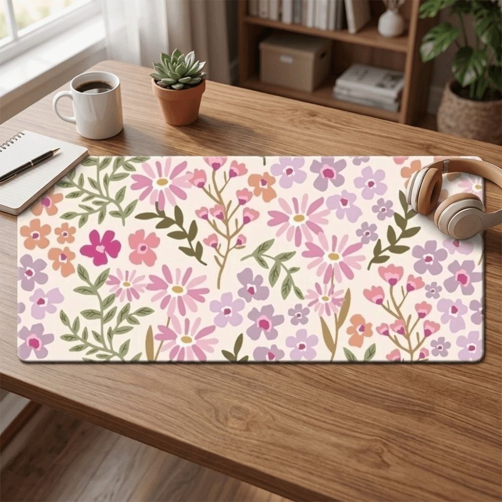 Tapete de Mesa Grande Floral R - Rubber Mat Desk avaliação e preço