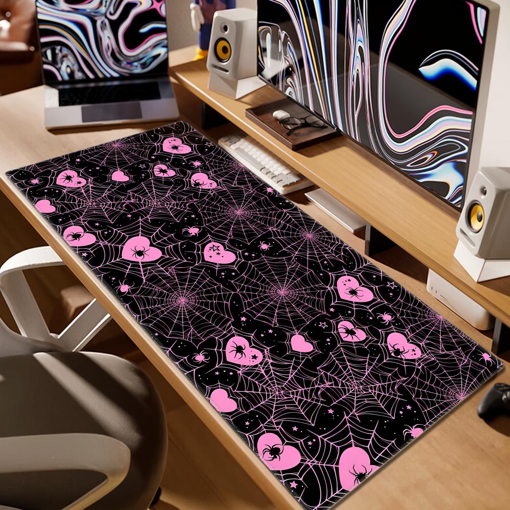 Mouse Pad de Mesa 90x40 com Co - Desk Setup Pink avaliação e preço