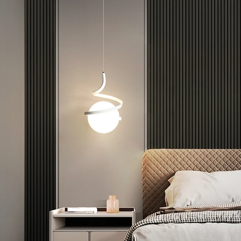 Nordic LED Pendant Light, Hang - Desk Setup White avaliação e preço