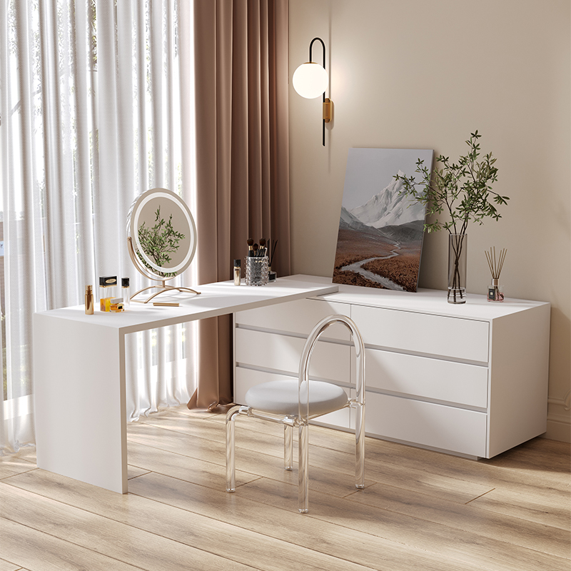 Cômoda, multiuso plana em form - Desk Setup Bedroom avaliação e preço