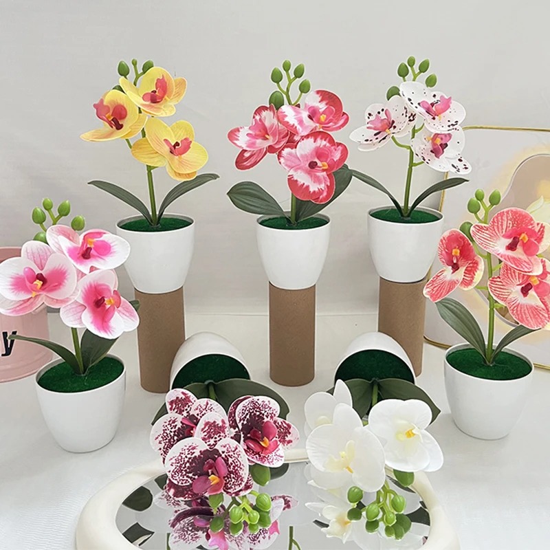1 pçs 20cm plantas de simulaçã - Desk Setup Plants avaliação e preço