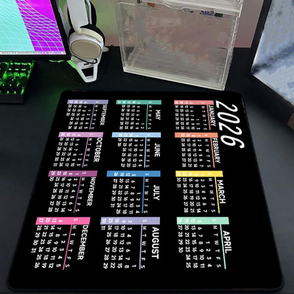 2026 calendário mouse pad à pr - Rubber Mat Desk avaliação e preço