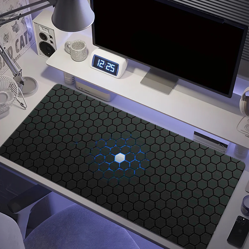 Hexágono grande gaming mouse p - Rubber Mat Desk avaliação e preço