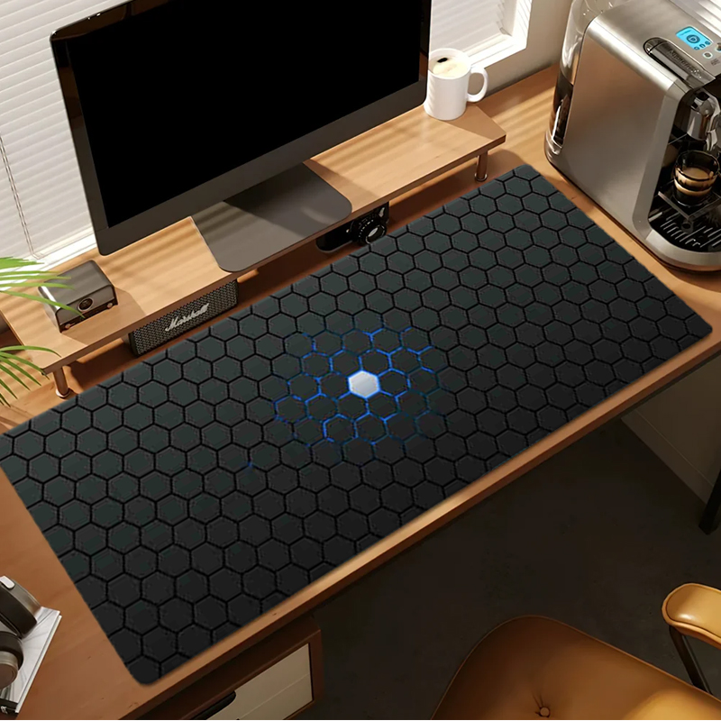 Hexágono grande gaming mouse p - Rubber Mat Desk avaliação e preço