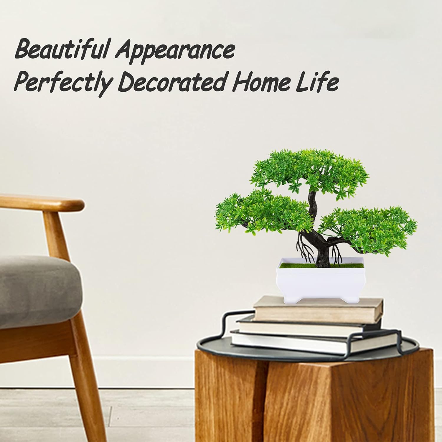 1 pçs verde plantas artificiai - Desk Setup Plants avaliação e preço