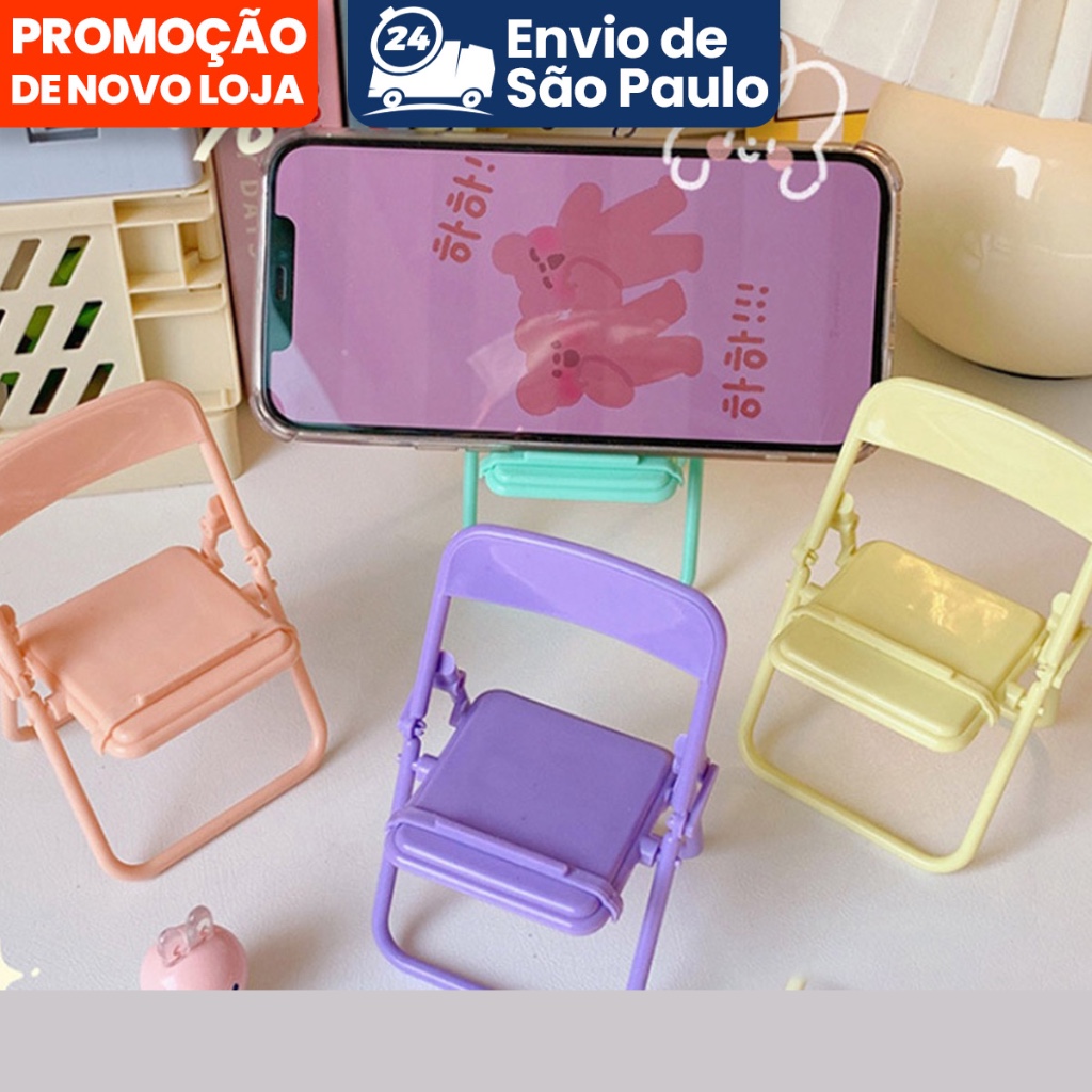 Suporte de Telefone Criativo e - Desk Setup Home avaliação e preço