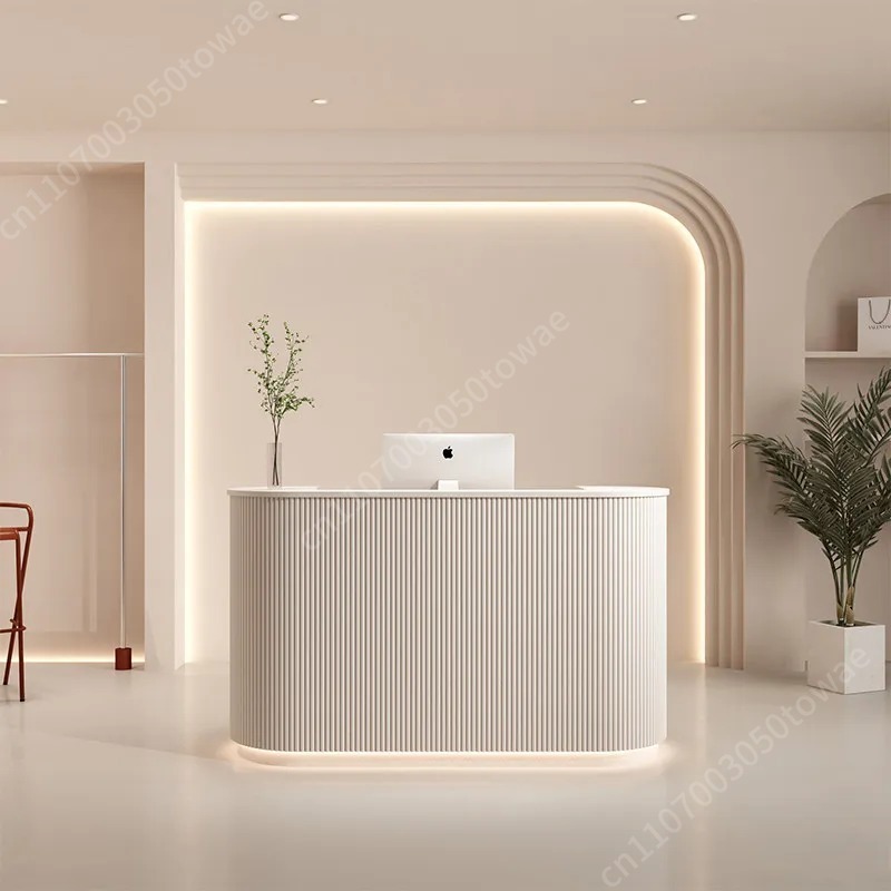 Balcão de Recepção Vertical Cu - Desk Setup White avaliação e preço