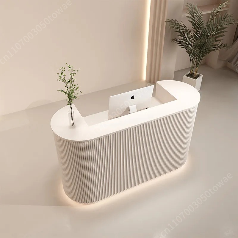Balcão de Recepção Vertical Cu - Desk Setup White avaliação e preço