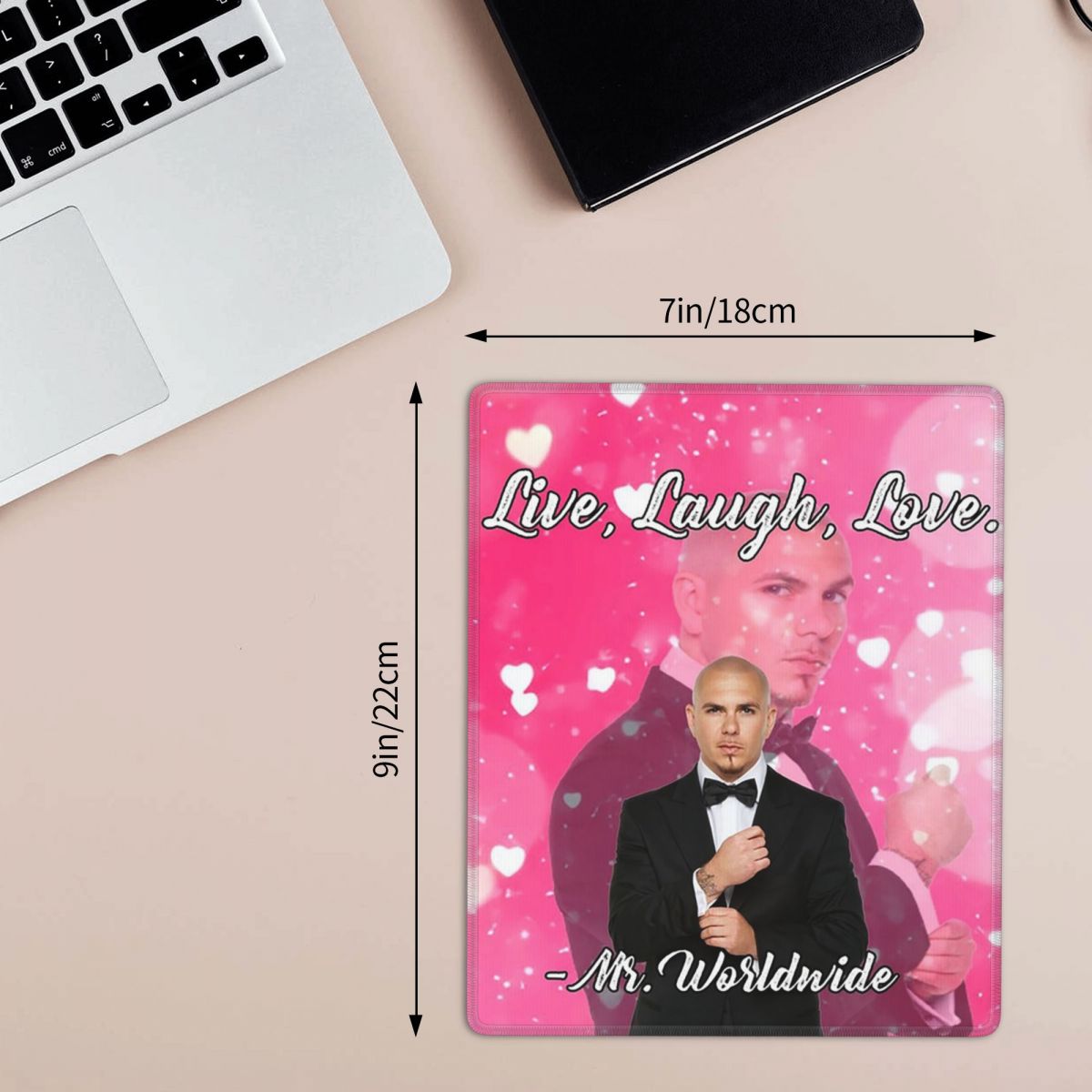 Mr. Worldwide Says To Live Lau - Desk Setup Pink avaliação e preço