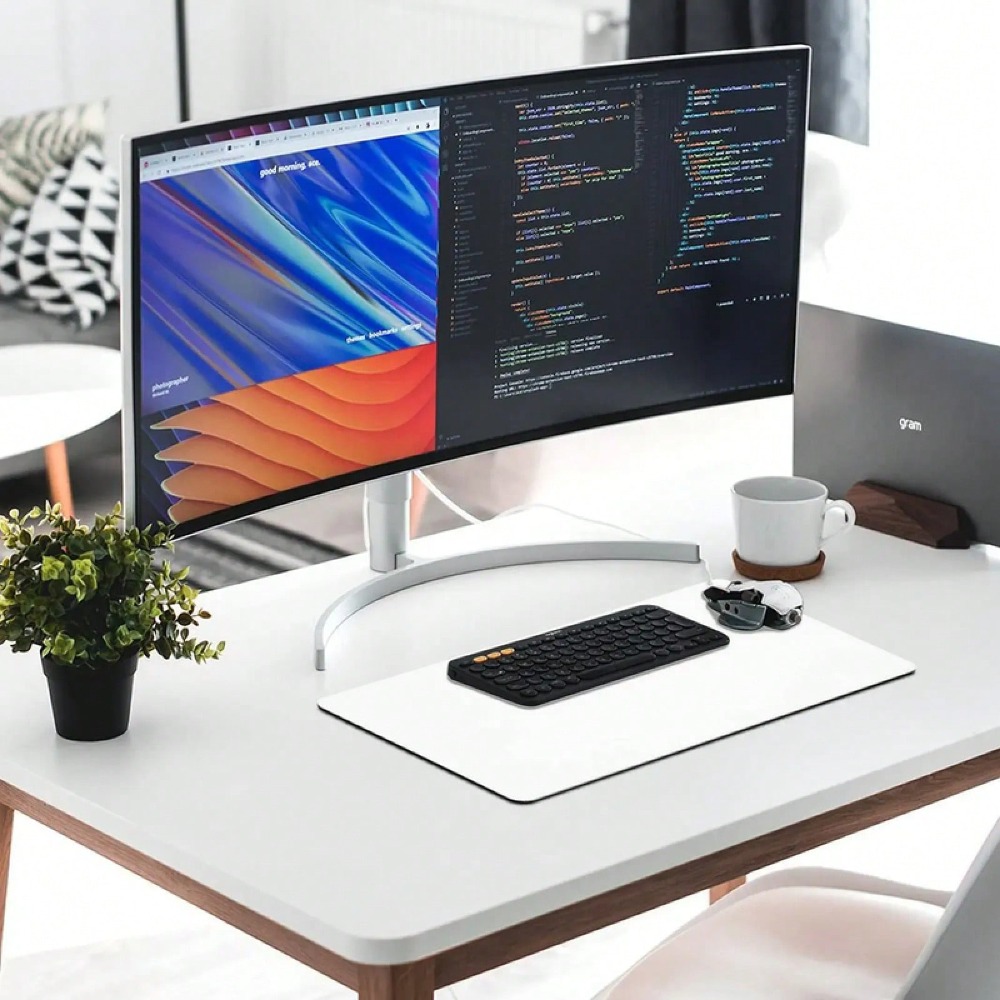 Almofada de mesa com estampa d - Desk Setup Pink avaliação e preço
