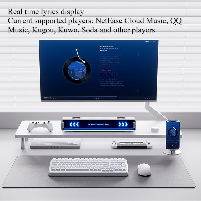 Caixa de Som K20 GT com Tela C - Desk Setup With Speakers avaliação e preço